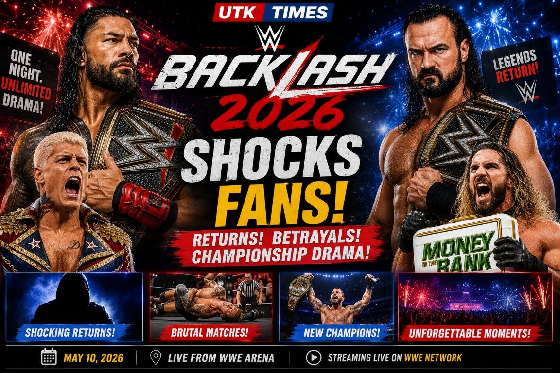 WWE Backlash 2026 shocking wrestling moments and championship action